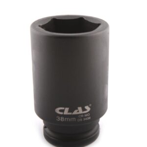 Douille choc 6 pans longue 38mm 3/4" Cr-Mo - OS 3438 - CLAS Equipements
