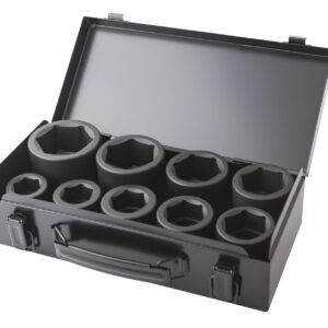 Coffret 9 douilles choc 6 pans 24-50mm 1" Cr-Mo - OS 3500 - CLAS Equipements