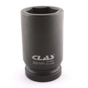Douille choc 6 pans longue 38mm 1" DIN ISO 3129 Cr-Mo - OS 3536 - CLAS Equipements