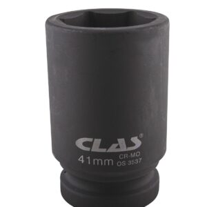Douille choc 6 pans longue 41mm 1" DIN ISO 3129 Cr-Mo - OS 3537 - CLAS Equipements