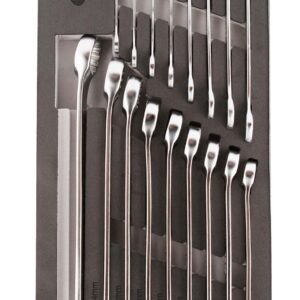Insert 17 clés mixtes 12 pans 6-24mm CrV DIN ISO 3113 - OS 4100 - CLAS Equipements