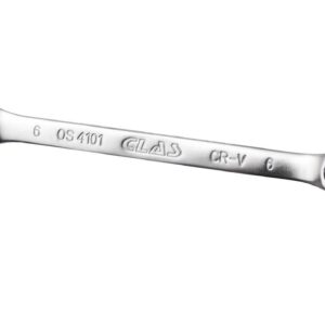 Clé mixte 6mm 12 pans CrV DIN ISO 3113 - OS 4101 - CLAS Equipements