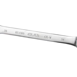 Clé mixte 14mm 12 pans CrV DIN ISO 3113 - OS 4109 - CLAS Equipements