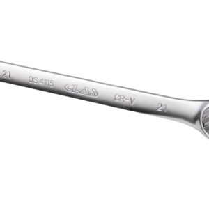 Clé mixte 21mm 12 pans CrV DIN ISO 3113 - OS 4115 - CLAS Equipements