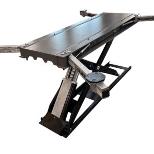 Table de levage carrossier double verin 400v 3t a poser/a encastrerTable de levage carrossier 125 à 1300mm à double vérin 3T 2200W 400V-50Hz - PE 8101T - CLAS Equipements