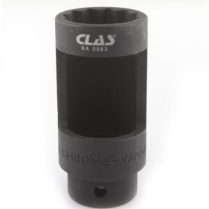 Douille 27mm 12pans L.78mm 1/2'' CrV - SA 0083 - CLAS Equipements