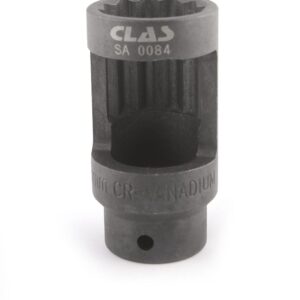 Douille 28mm 12pans L.78mm 1/2'' CrV - SA 0084 - CLAS Equipements