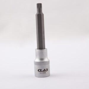 Douille embout ribe M8 L.100mm 1/2'' CrV - SA 0308 - CLAS Equipements