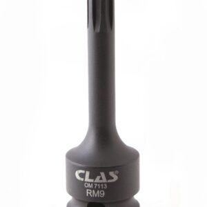 Douille embout choc ribe M9 L.78mm 1/2'' Cr-Mo - SA 0454 - CLAS Equipements