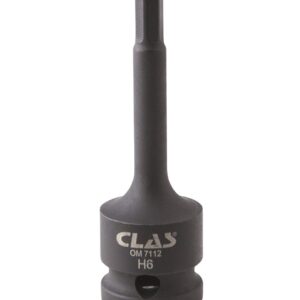 Douille embout choc héxagonale 6mm L.78mm 1/2" Cr-Mo - SA 0478 - CLAS Equipements