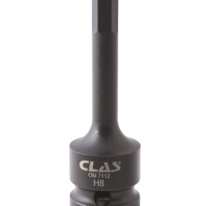 Douille embout choc héxagonale 8mm L.78mm 1/2" Cr-Mo - SA 0479 - CLAS Equipements