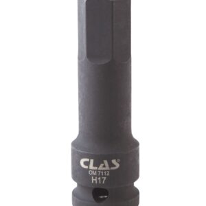 Douille embout choc héxagonale 17mm L.78mm 1/2" Cr-Mo - SA 0483 - CLAS Equipements