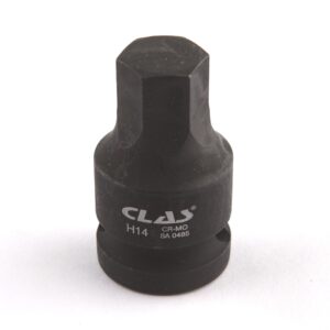 Douille choc écrou moyeu VAG héxagonale 14mm L.43mm 1/2" Cr-Mo - SA 0485 - CLAS Equipements