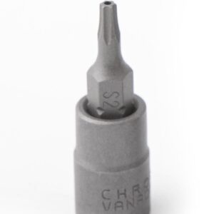 Douille embout torx percé T15 1/4" CrV - SA 0519 - CLAS Equipements