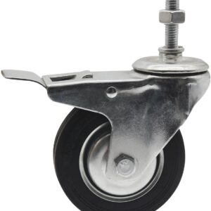 Paire de roues pivotantes avec frein ø100x30mm pour chariots OC 0711 et chevalets OC 0716 - SA 0711 - CLAS Equipements