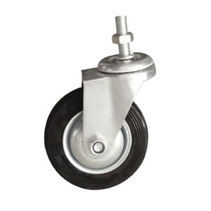 Paire de roues pivotantes ø100x30mm pour chariots OC 0711 et chevalets OC 0716 - SA 0712 - CLAS Equipements