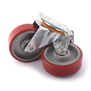 Paire de roues pivotantes ø100x31mm pour supports moteurs OM 0701 - SA 0728 - CLAS Equipements