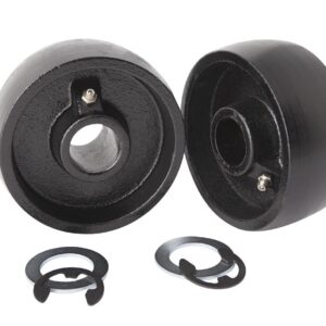 Paire de roues fixes ø110x45mm pour cric rouleur OH 5355 - SA 5356 - CLAS Equipements