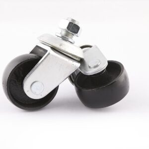 Paire de roues pivotantes ø60x25mm pour cric rouleur OH 5307 - SA 5372 - CLAS Equipements