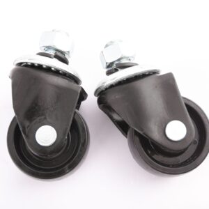 Paire de roues pivotantes ø60x30mm pour cric rouleur OH 6014, OH 6015 - SA 6019 - CLAS Equipements