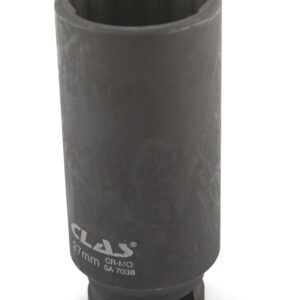 Douille à choc écrou moyeu VAG 12 pans 27mm 1/2" L.85mm Cr-Mo - SA 7038 - CLAS Equipements
