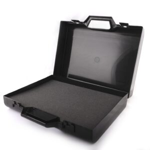 Valise de rangement outils 320 x 240 x 61mm (noire) plastique + mousses de protection - SA 9906 - CLAS Equipements